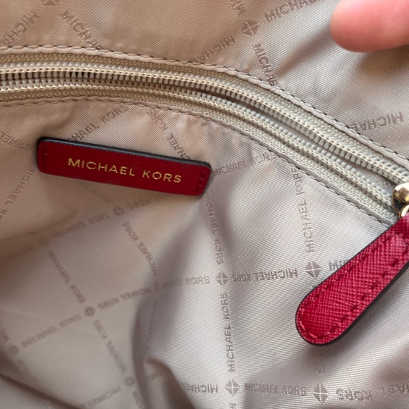 RARE Michael Kors Cindy Large Dome Floral Satchel Crossbody Handbag - Picture 9 of 12